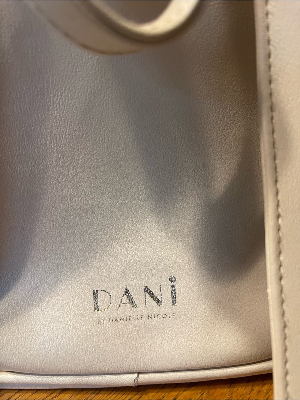 Danielle Nicole Cream Mini Backpack with Brown & Gray Dog Art - Picture 2 of 3